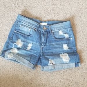 NWOT 3 for $12 Forever 21 distressed denim shorts